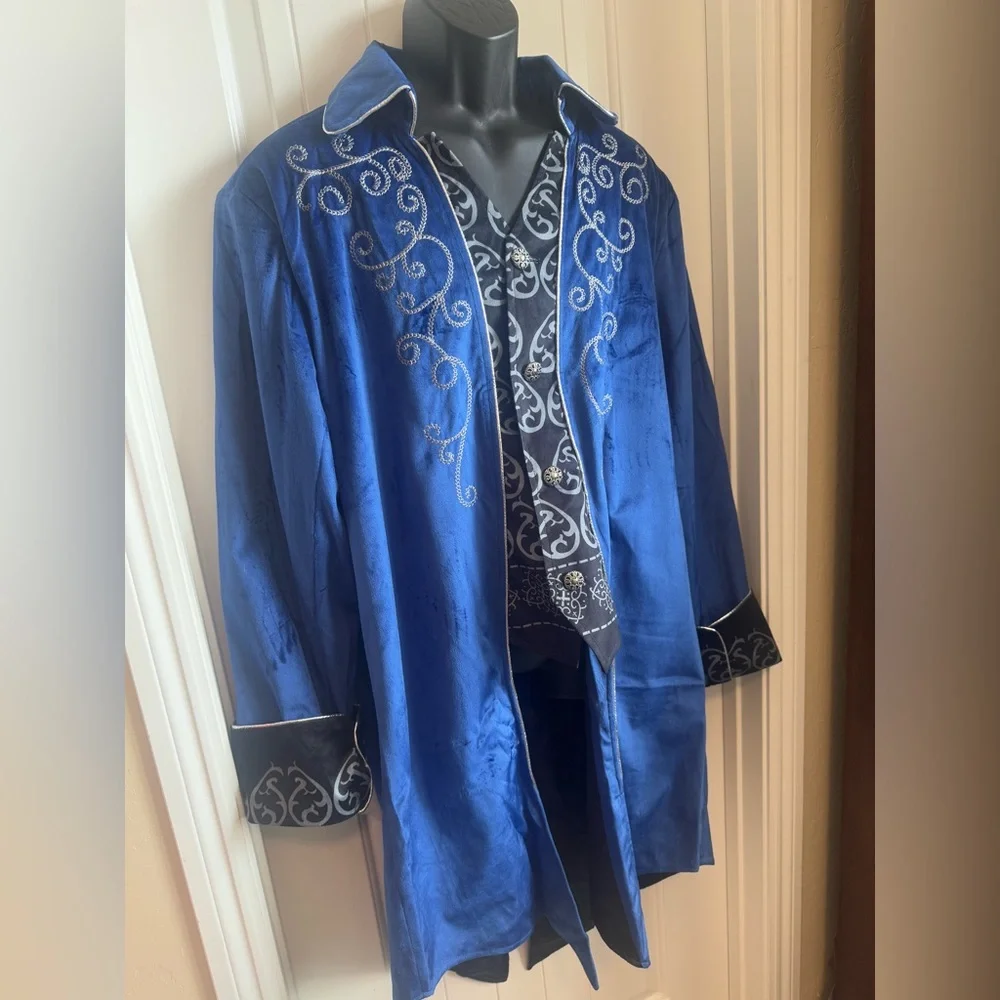NWOT Medieval Steampunk Tuxedo, Victorian Performance Costume, Size 2XL